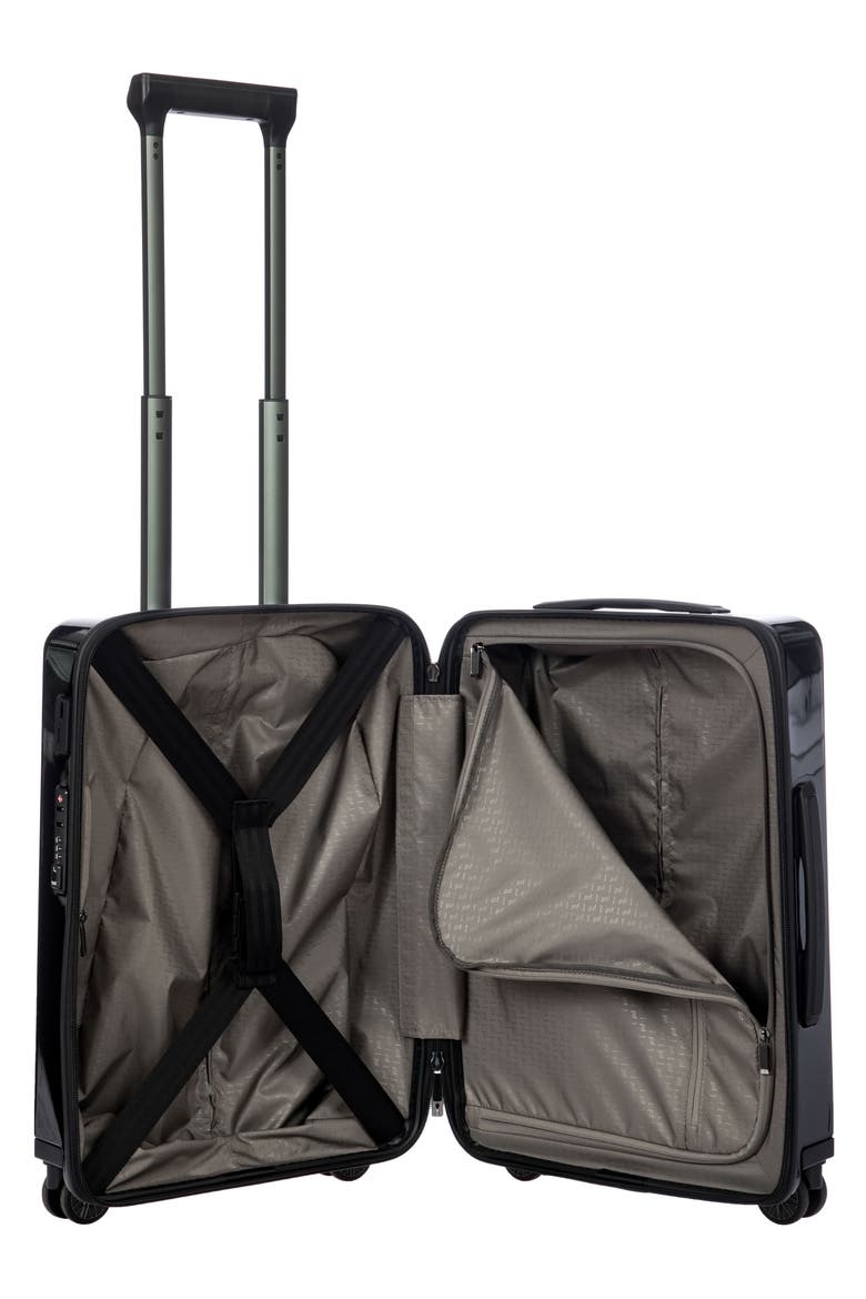 Roadster 21-Inch Hardside Carry-On Luggage, Alternate, color, SHINY BLACK