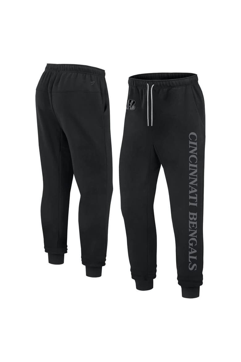 Unisex Fanatics  Black Cincinnati Bengals Elements Phenom Fleece Jogger Pants, Main, color, Black