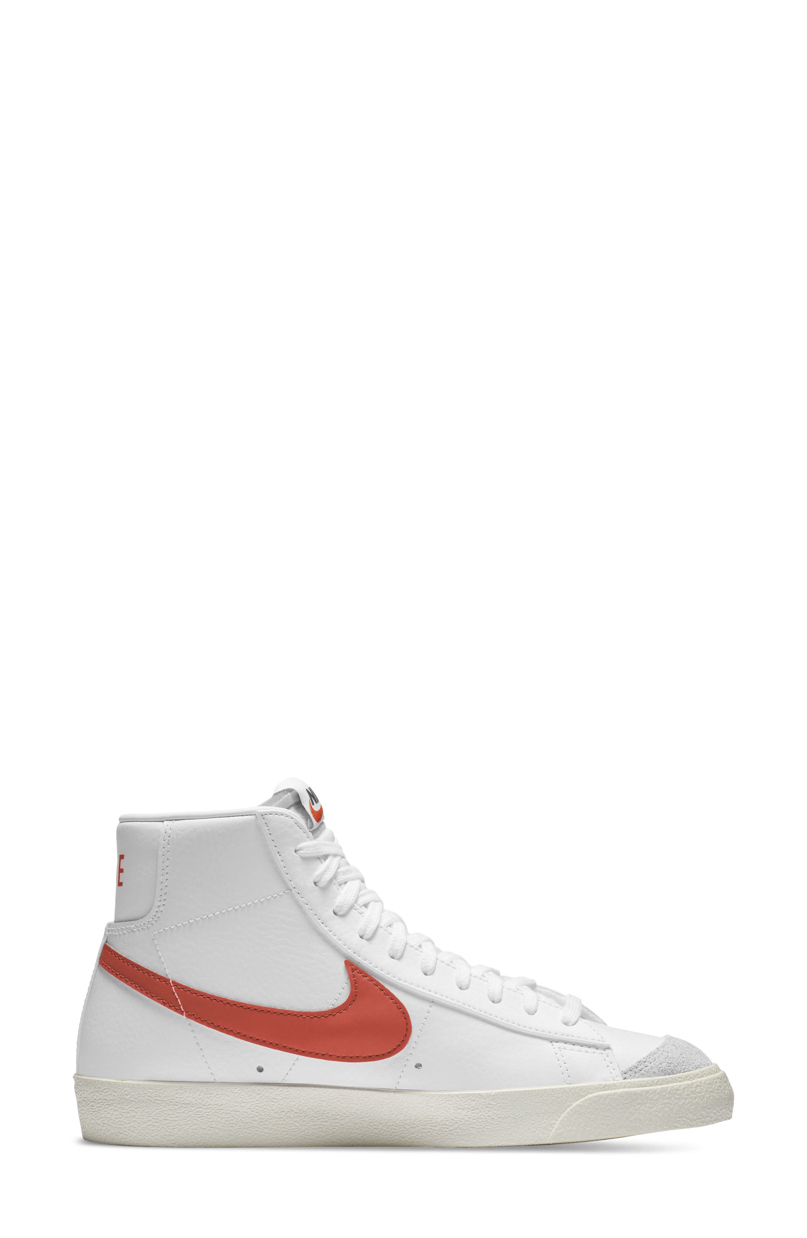 Blazer Mid '77 Vintage Sneaker, Alternate, color, WHITE/MANTRA ORANGE-SAIL