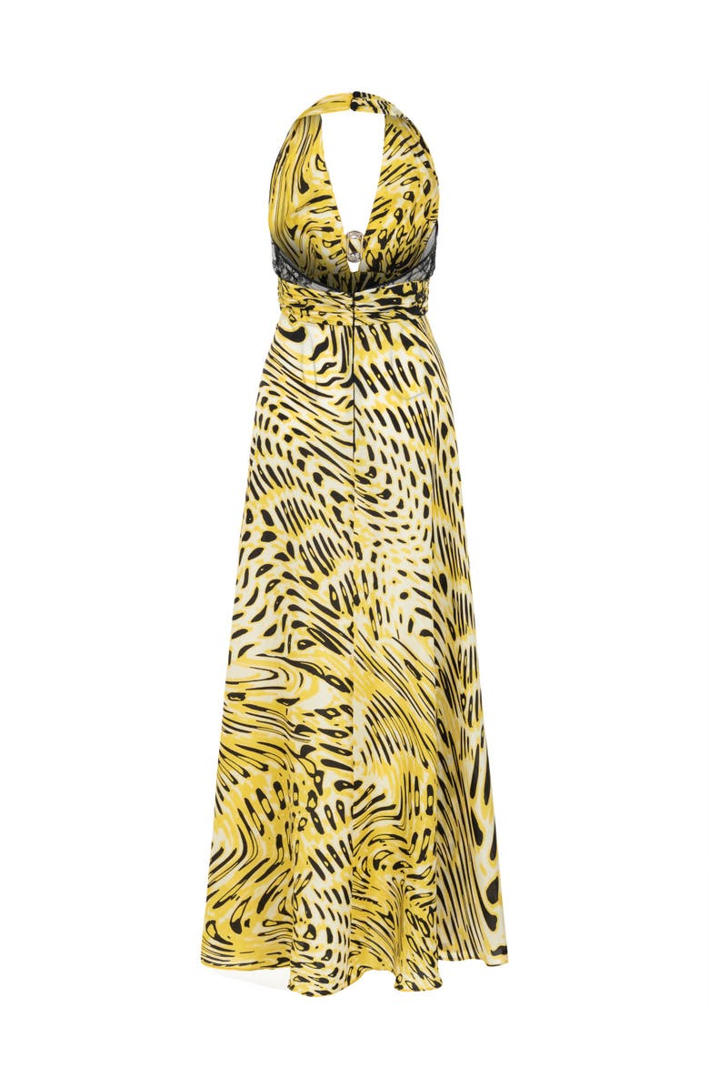 Nocturne Ankle Length Dress with Accessory Detail, Alternate, color,