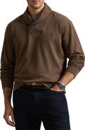 Polo Ralph Lauren Big & Tall Luxury Jersey Shawl-Collar Pullover