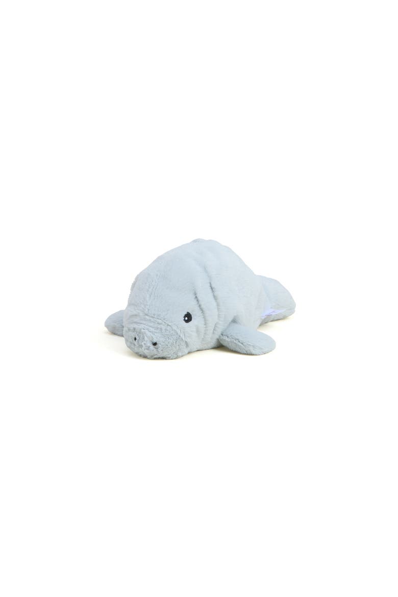 Manatee Junior Plush Toy, Main, color, Medium Gray