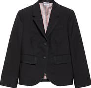 Thom Browne High Armhole Wool Fresco Sport Coat