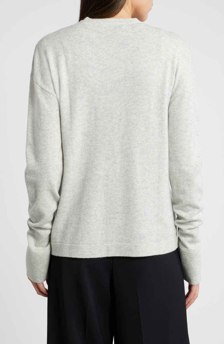 Faithfull the Brand Frederikke Wool & Cashmere Cardigan, Alternate, color, Grey Marle