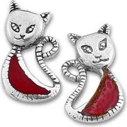 SAMUEL B. Cat Stud Earrings