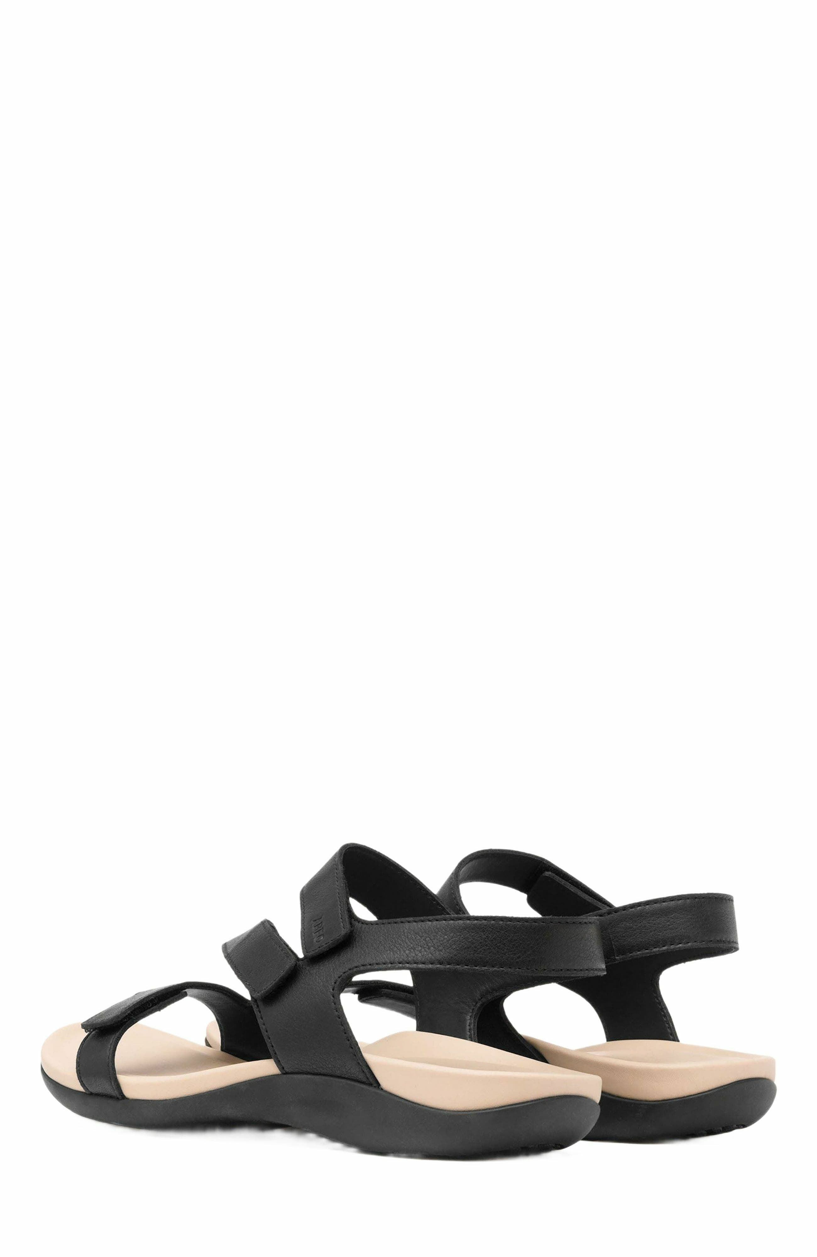 ABEO Oasis Sandal, Alternate, color, Black - Metatarsal