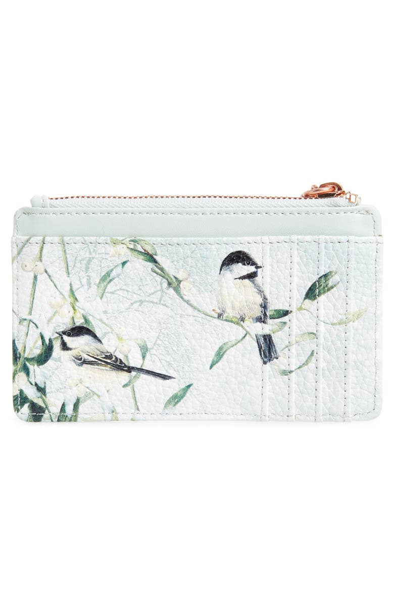 Ted Baker London Katica Leather Card Case, Alternate, color, 