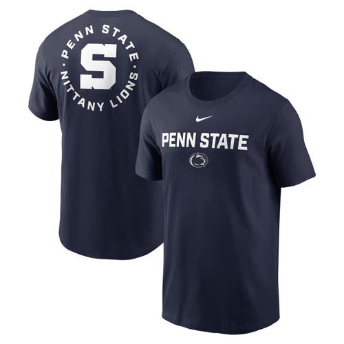 NIKE NIKE NAVY PENN STATE NITTANY LIONS CAMPUS 2-HIT T-SHIRT