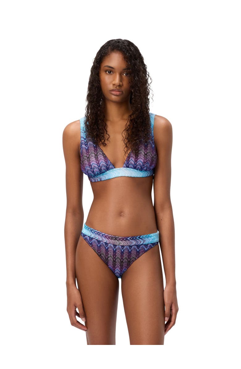 Missoni Zig Zag Pattern Bralette Bikini, Main, color, 