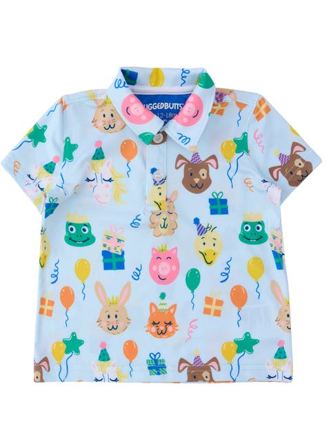 Boys Knit Short Sleeve Performance Polo