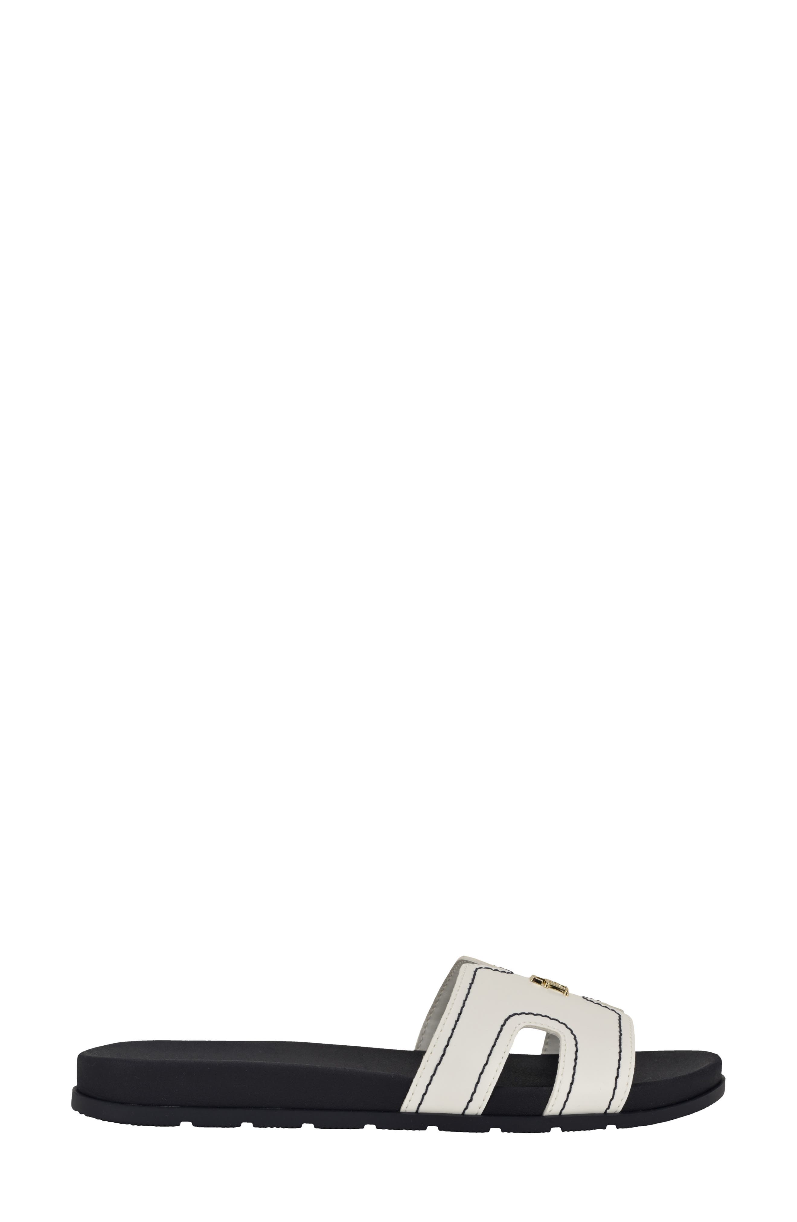 Bosting Slide Sandal, Alternate, color, WHITE 140