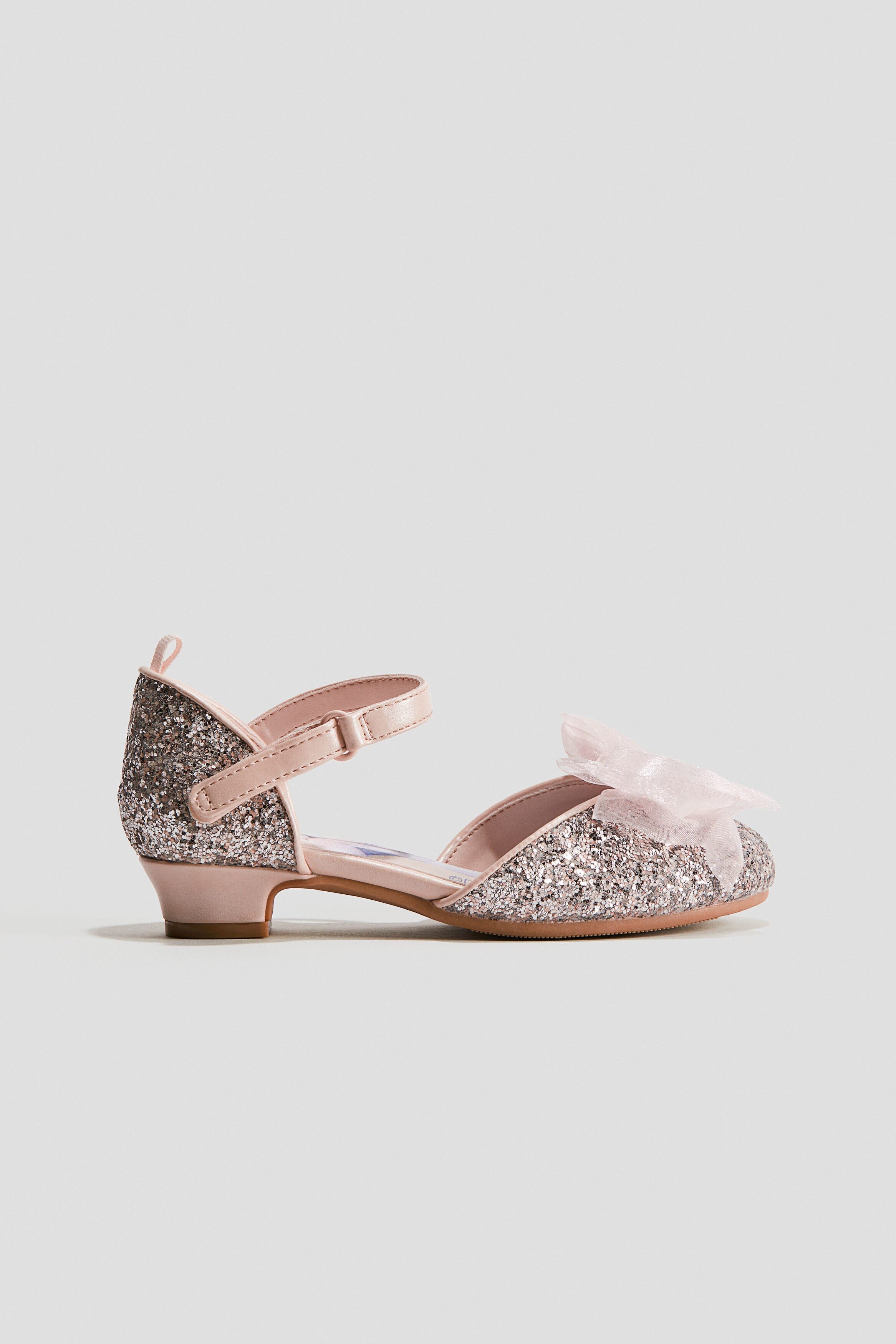 Bow-detail Shoes, Alternate, color, Silver-colored/Frozen
