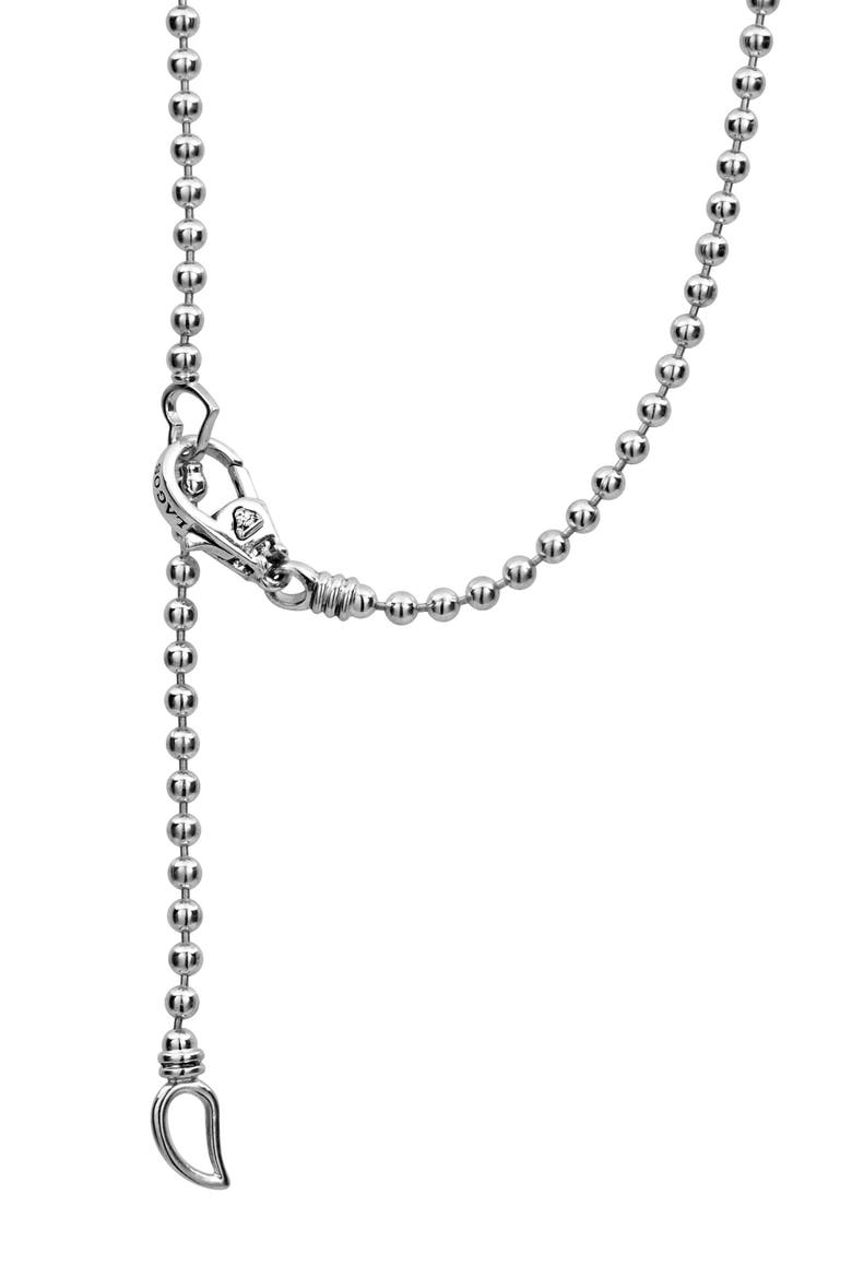 Caviar Spark Diamond Pendant Necklace, Alternate, color, SILVER/ DIAMOND