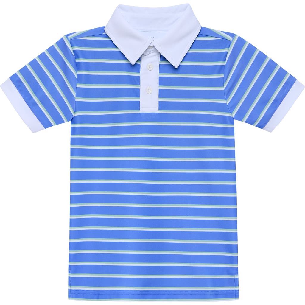 Courtside Kids Boys Polo Shirt In Blue