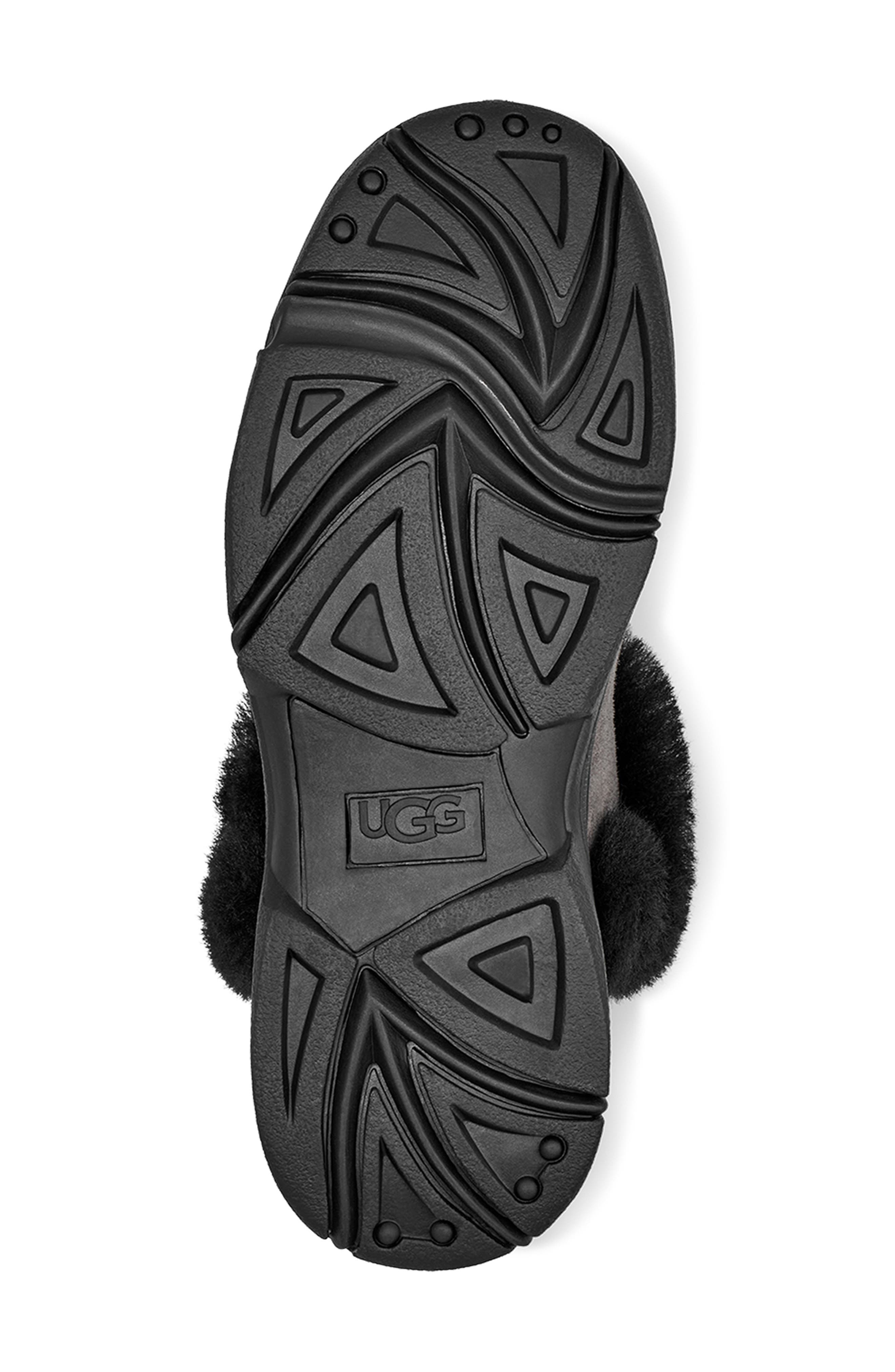 UGG<sup>®</sup> Sunburst Mini Genuine Shearling Bootie, Alternate, color, 