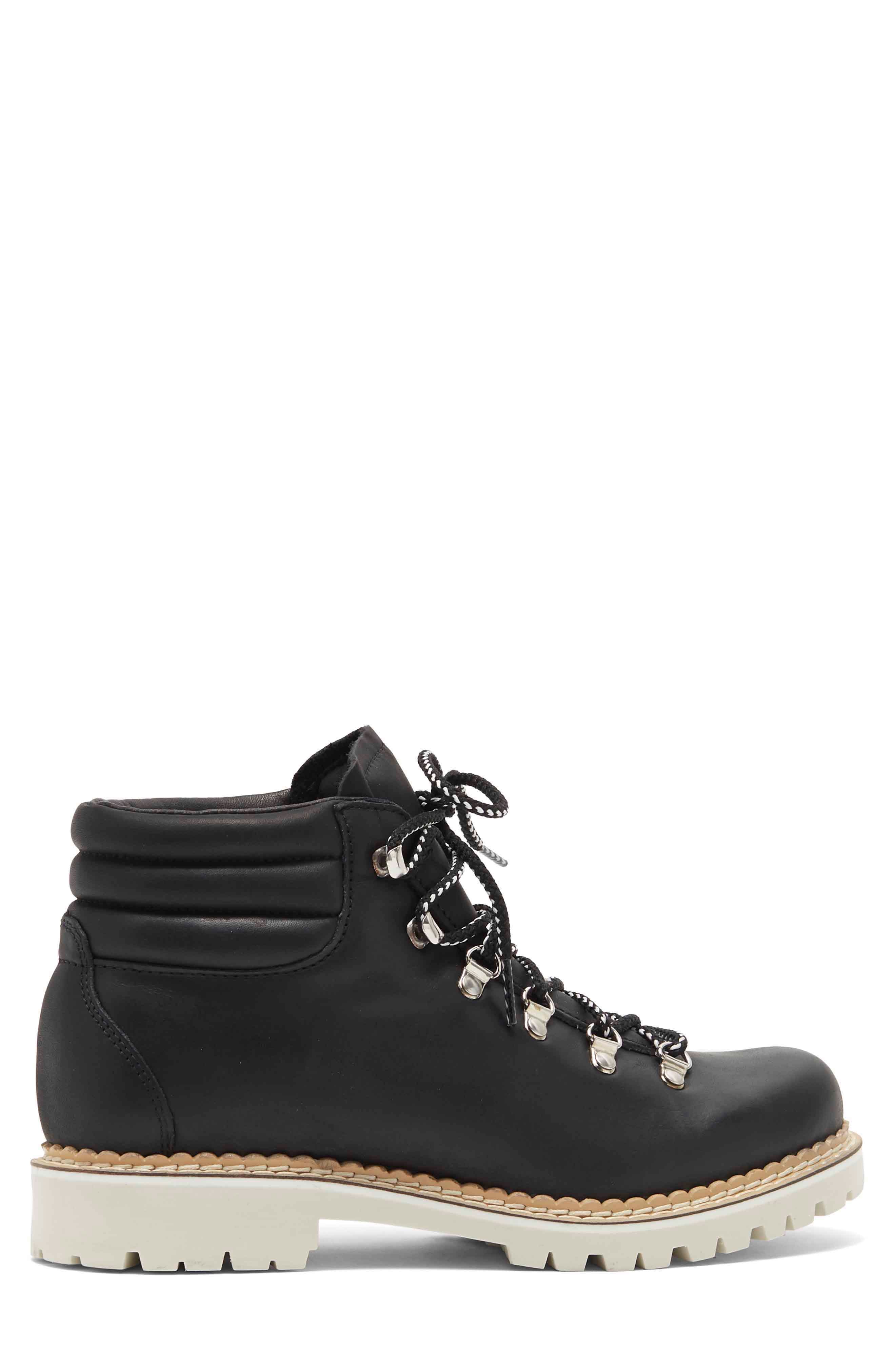 La Montelliana Margherita Lace-Up Boot, Alternate, color, Black