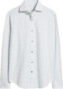Bugatchi Devon OoohCotton® Abstract Print Button-Up Shirt
