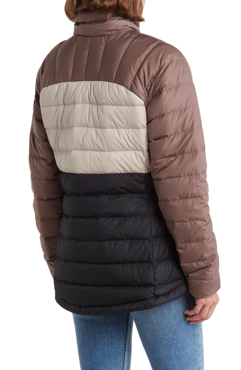 L.L.Bean Colorblock Water Repellent 650 Fill Power Down Puffer Jacket, Alternate, color, 