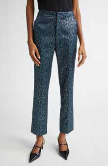 L'AGENCE Rebel Metallic Print Pants