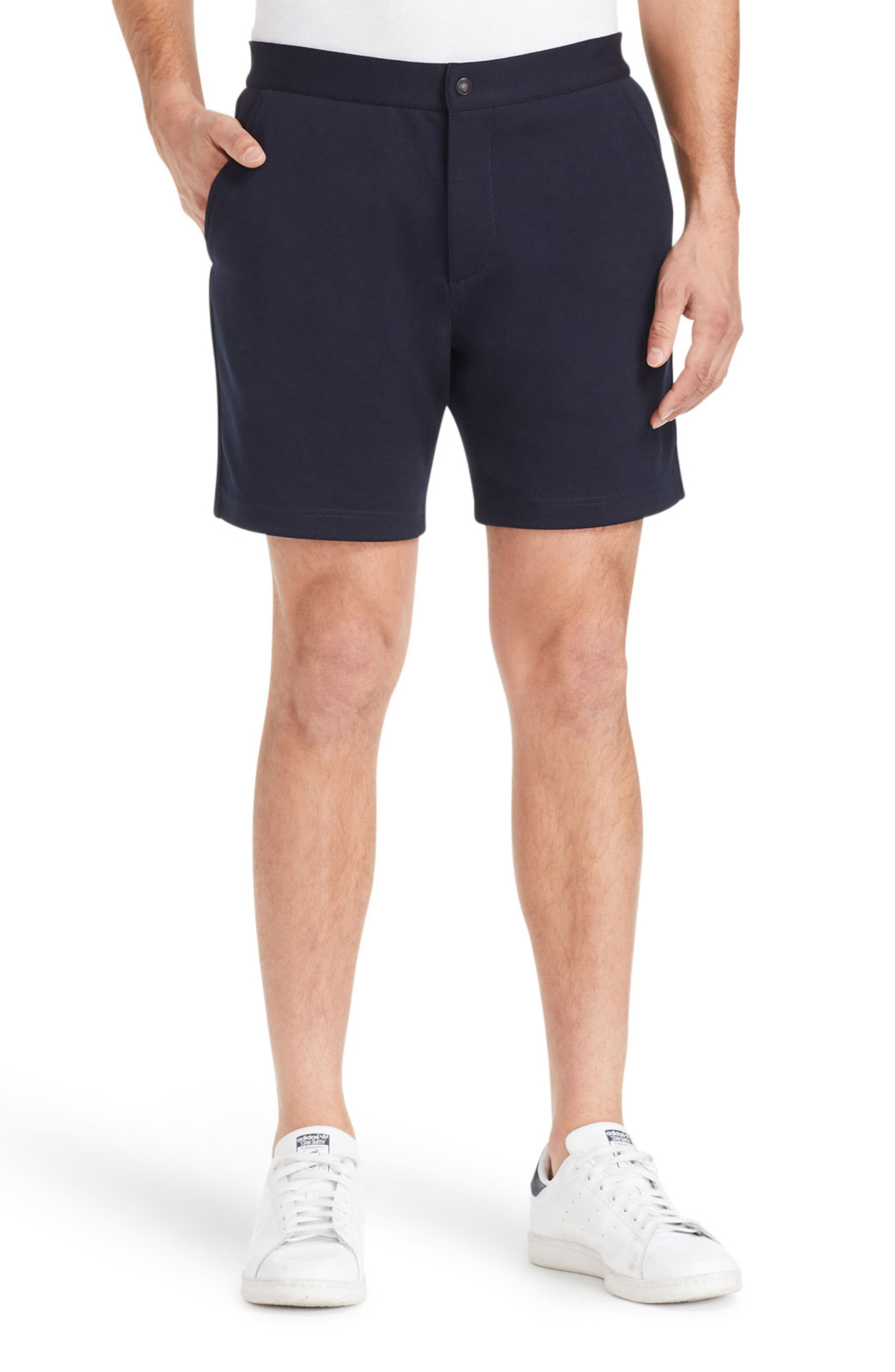 Liam Flat Front Knit Shorts - image 5
