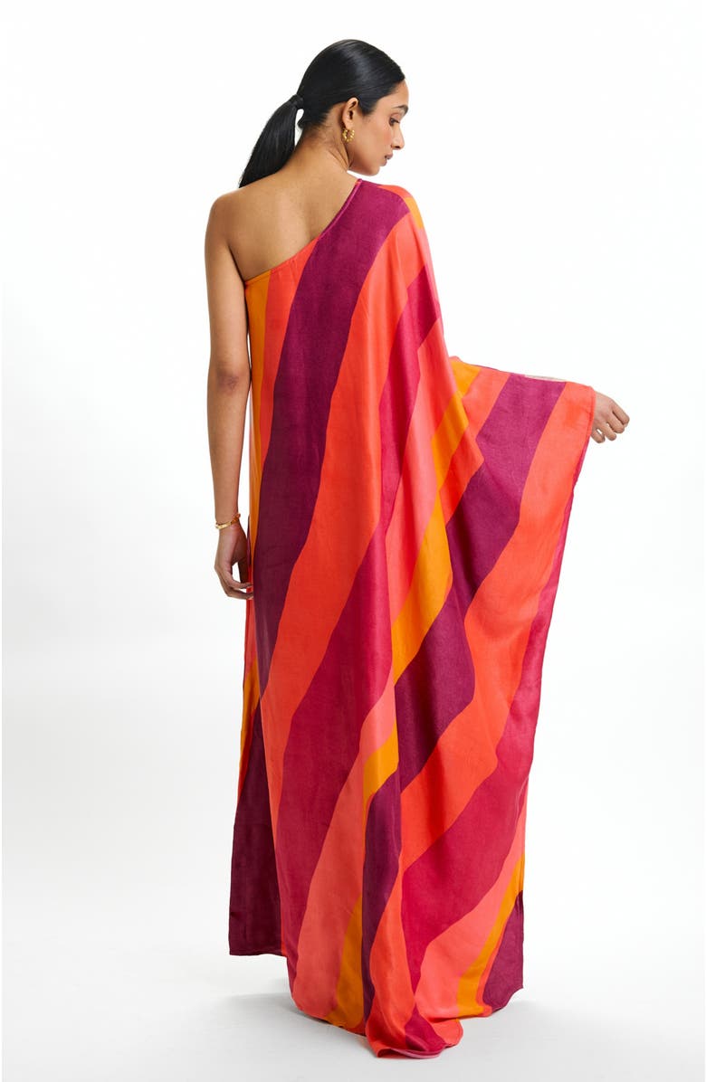 DIARRABLU Satu One-Shoulder Maxi Dress Sano Rose, Alternate, color, Sano Rose