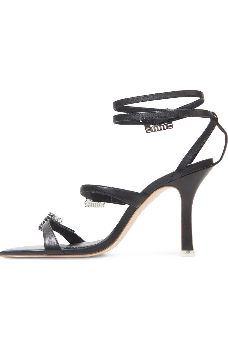BLACK SUEDE STUDIO Livia Buckle Strap Sandal, Alternate, color,