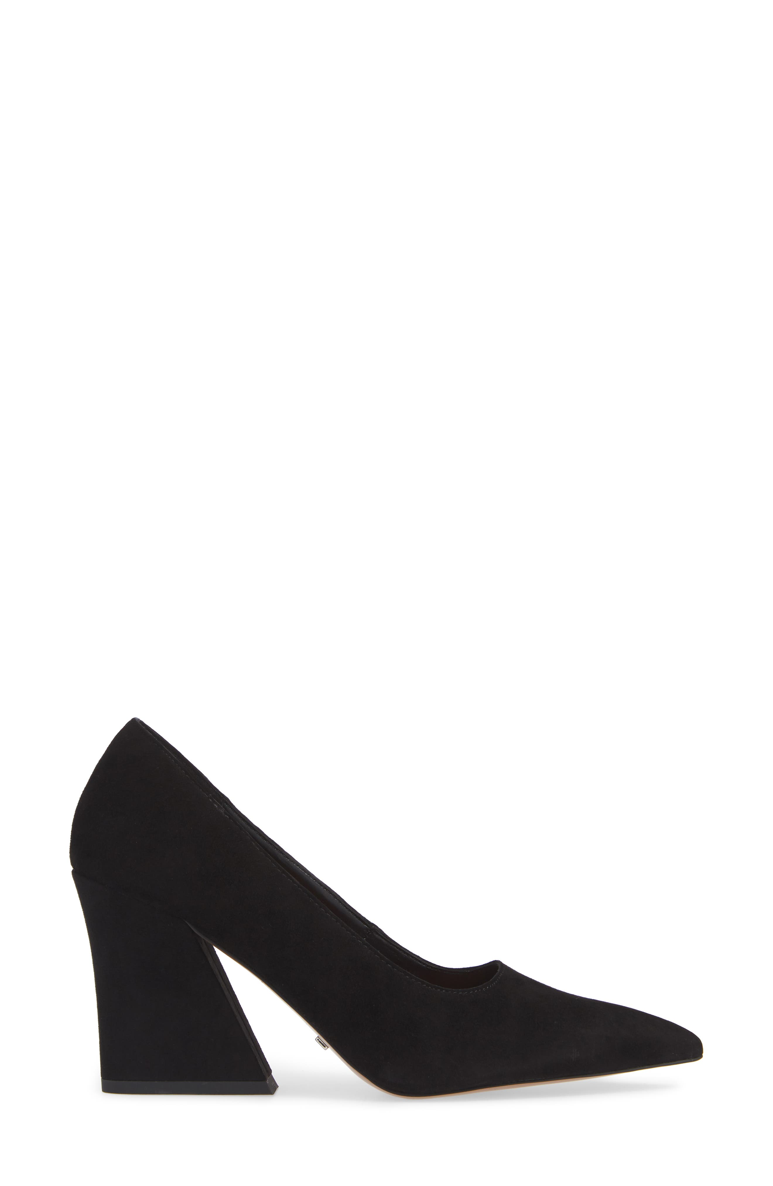 Topshop Ginny Flare Genuine Calf Hair Block Court Shoe, Alternate, color, 