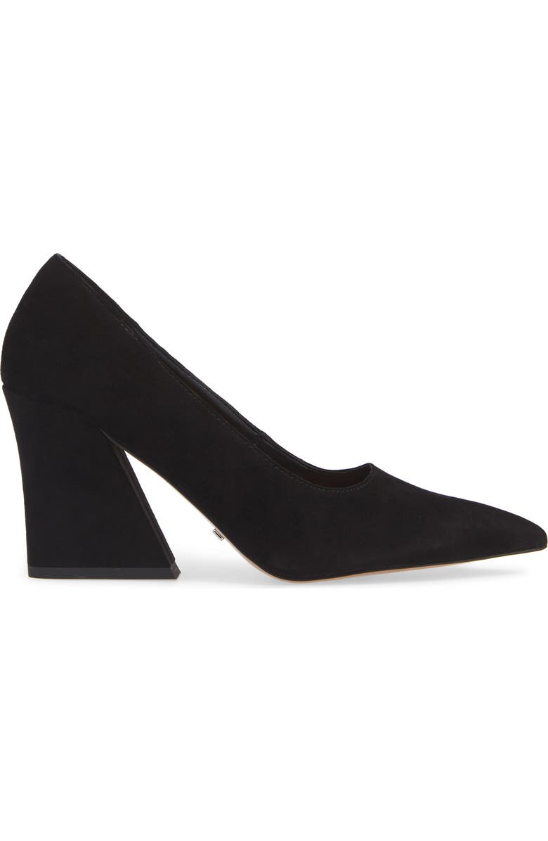 Topshop Ginny Flare Genuine Calf Hair Block Court Shoe, Alternate, color,