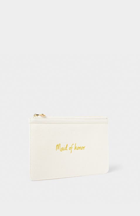 Bridal Canvas Pouch