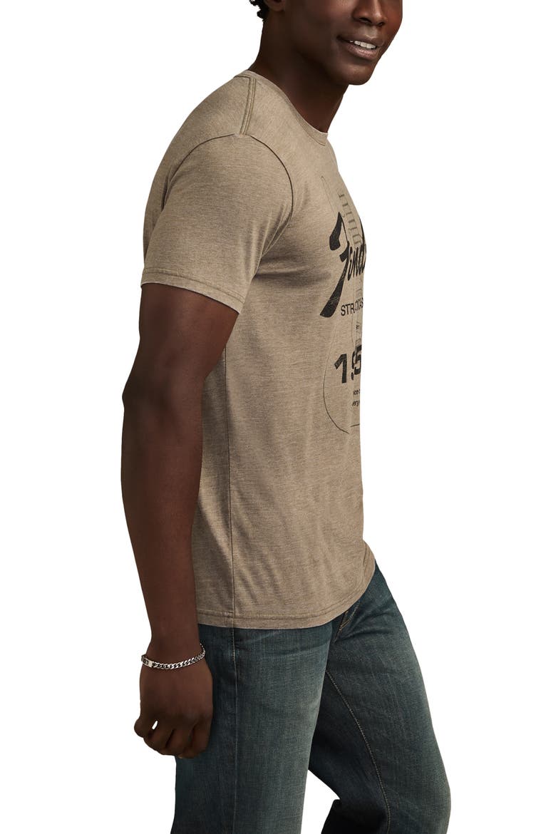 Fender Stratocaster™ Graphic T-Shirt, Alternate, color, TARMAC