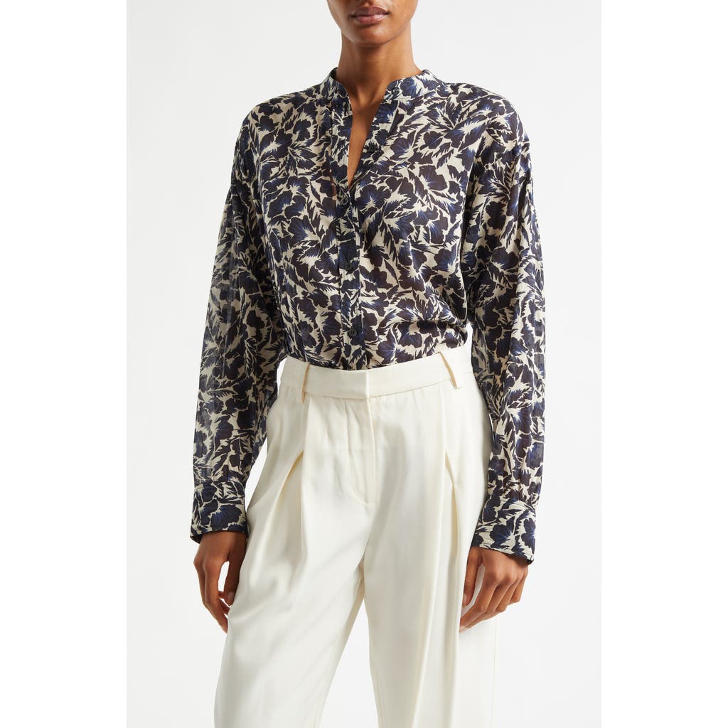 A.l.c . Dylan Floral Print Long Sleeve Shirt
