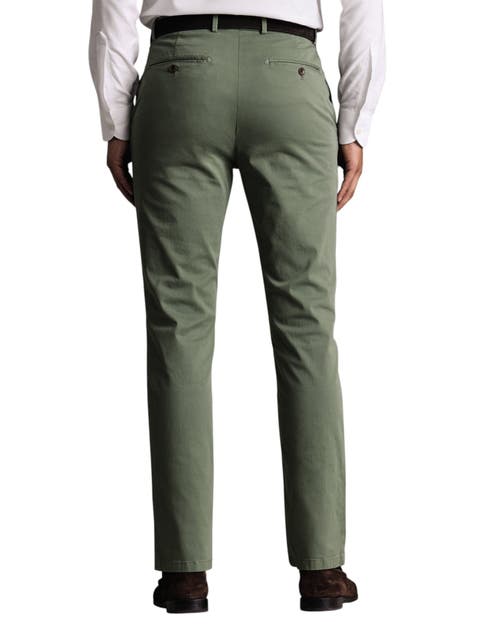 Charles Tyrwhitt Slim Fit Lightweight Chinos In Green