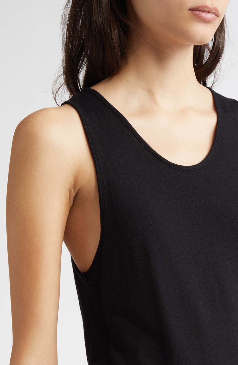 LOULOU DE SAISON Myron Tank Maxi Dress, Alternate, color, Black