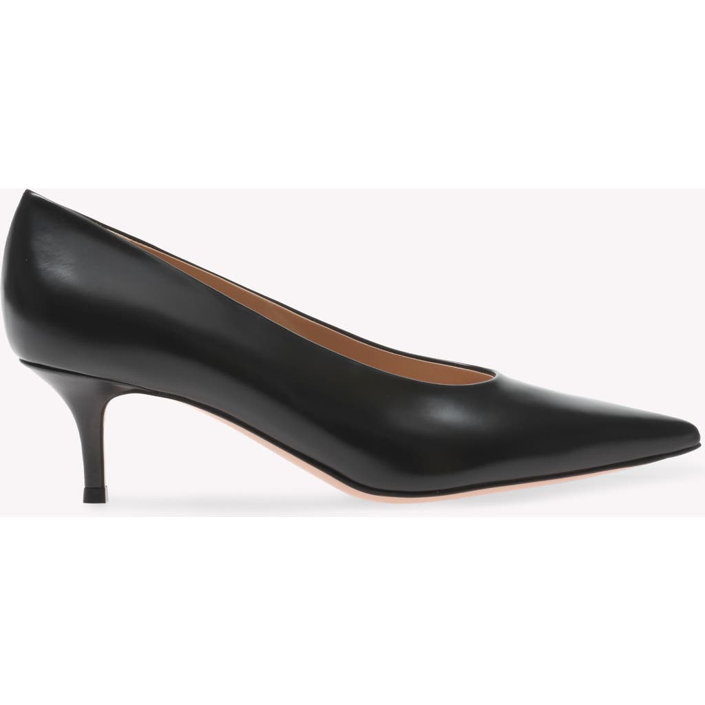 Gianvito Rossi Gianvito 70 Black Leather Pumps