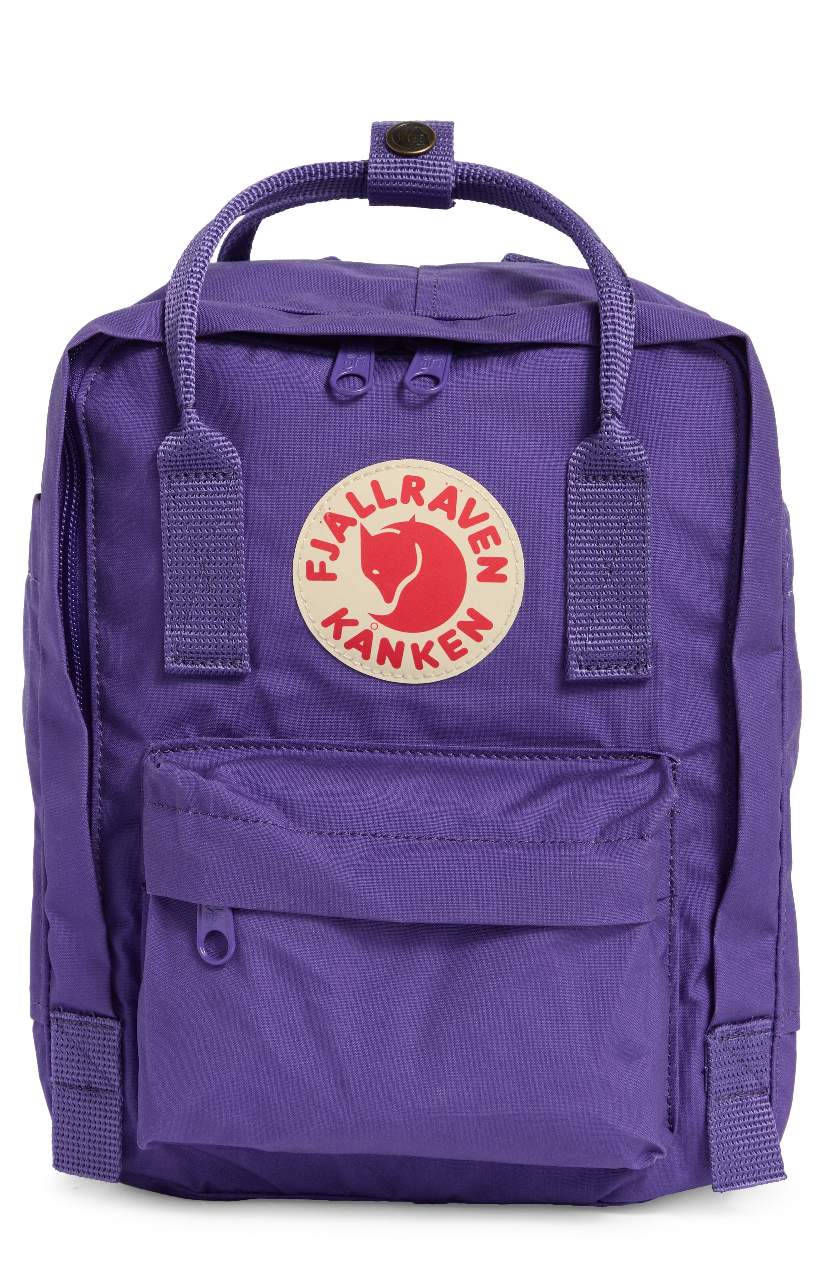 Fjällräven Mini Kånken Water Resistant Backpack, Alternate, color, Purple
