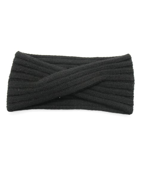 Cashmere chunky ribbed headband