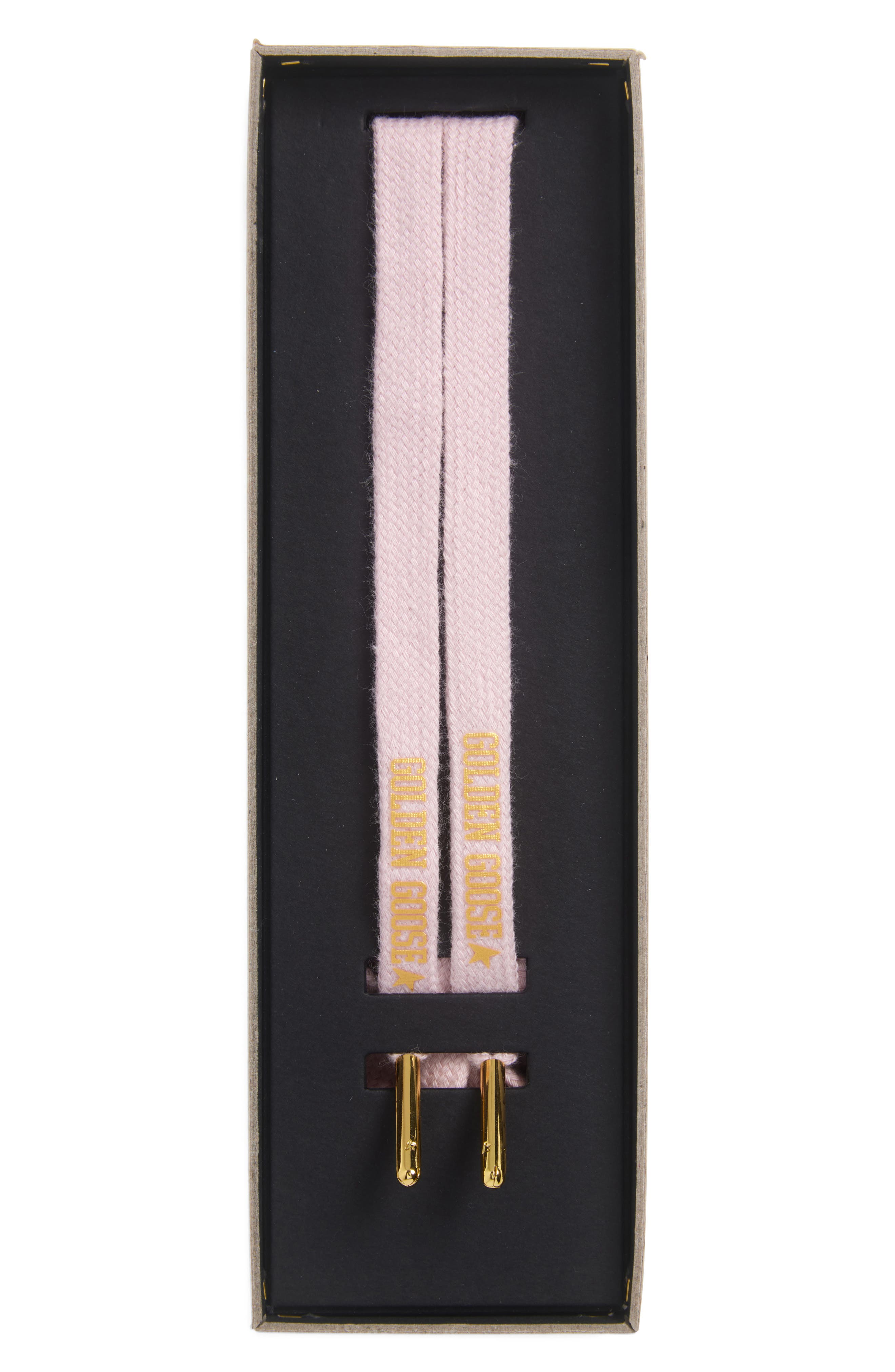 Golden Goose Logo Shoelaces in Rosa 