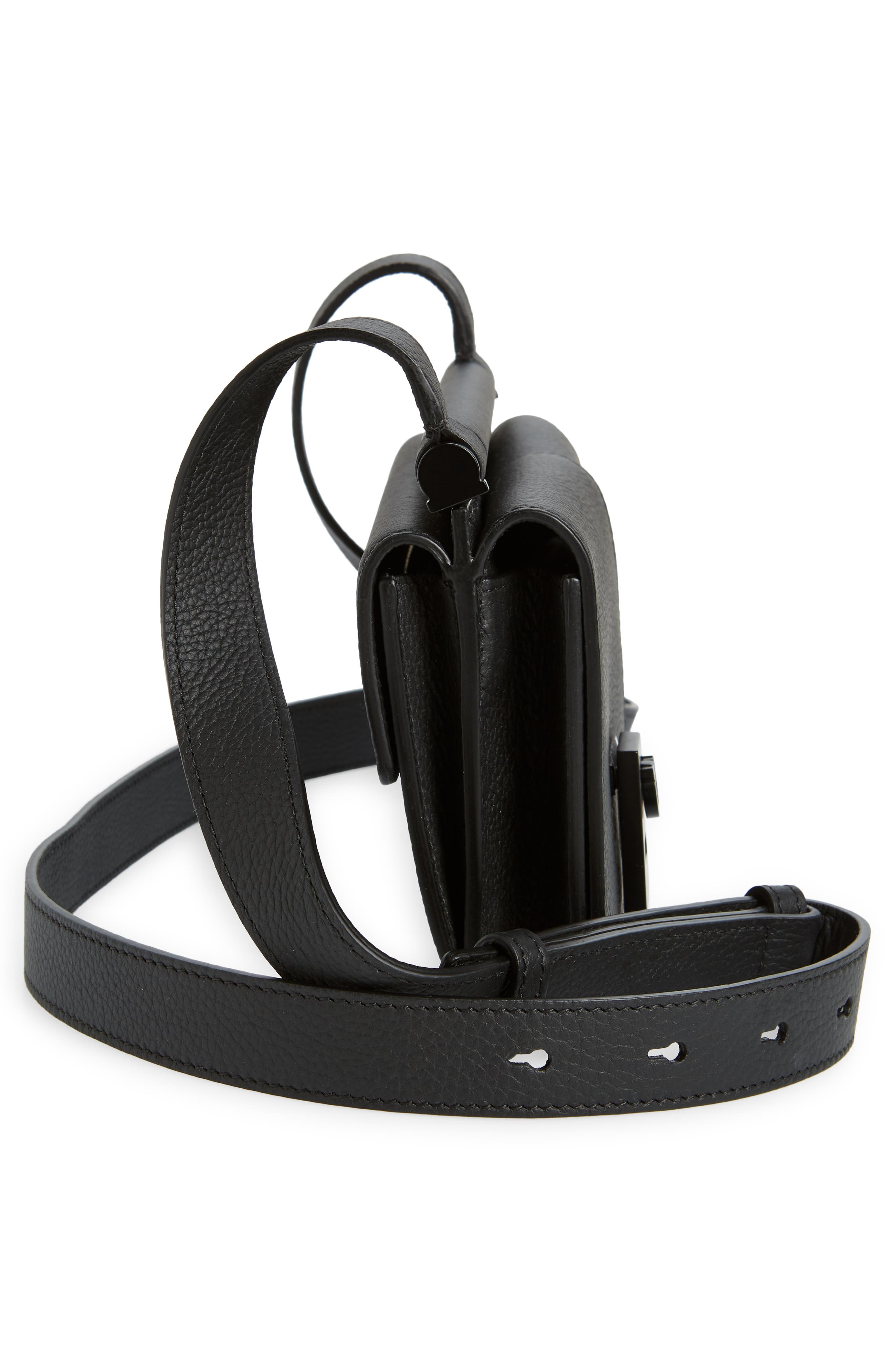 FERRAGAMO Twins Multipocket Leather Crossbody Bag, Alternate, color, 