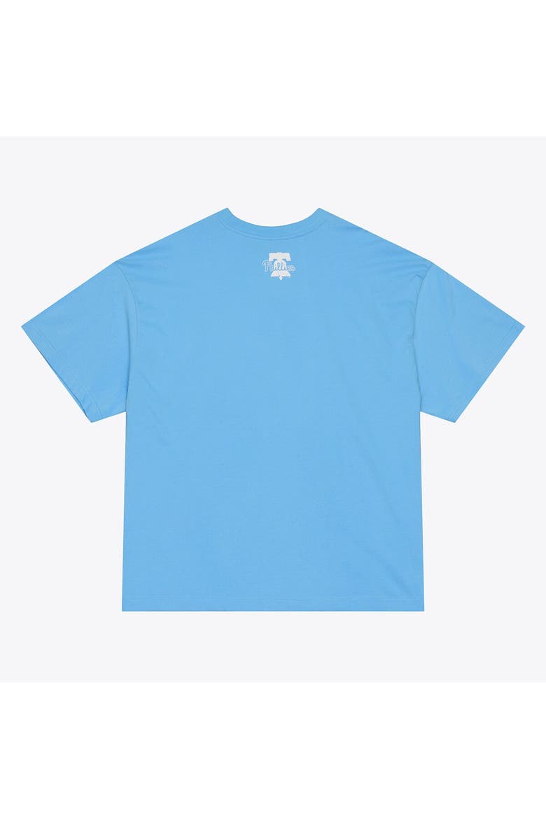 Men's Mitchell & Ness Light Blue Philadelphia Phillies Insignia Premium T-Shirt, Alternate, color, Light Blue