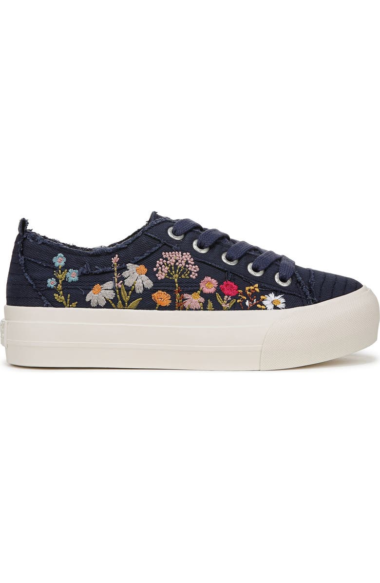 Blowfish Malibu Sadie-Sun Platform Sneaker, Alternate, color, Navy Canvas