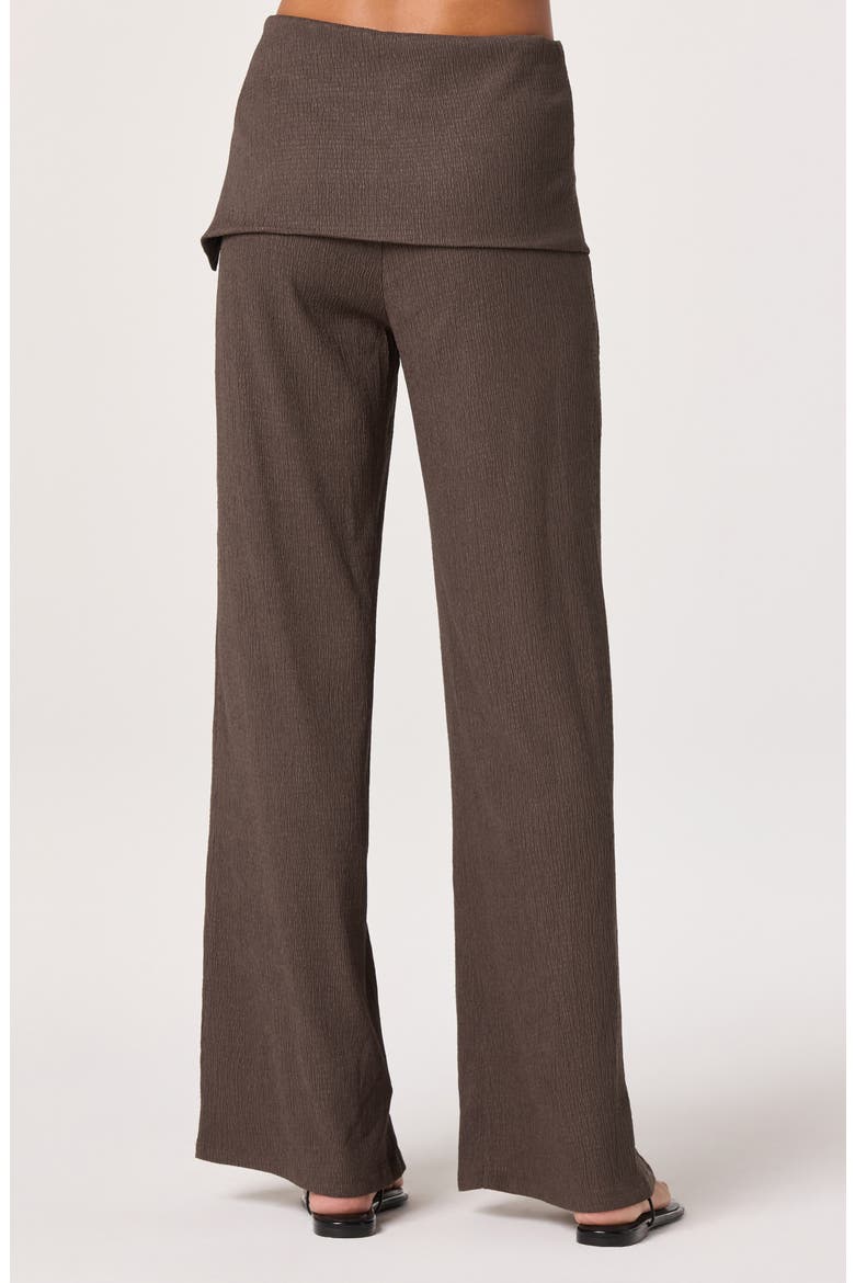 Kyara Tie Waist Straight Leg Pants, Alternate, color, TRUFFLE