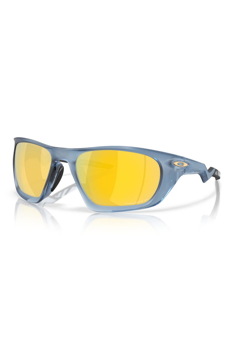 Lateralis 60mm Polarized Prizm™ Rectangle Sunglasses, Alternate, color, MATTE ABYSS / PRIZM GOLD