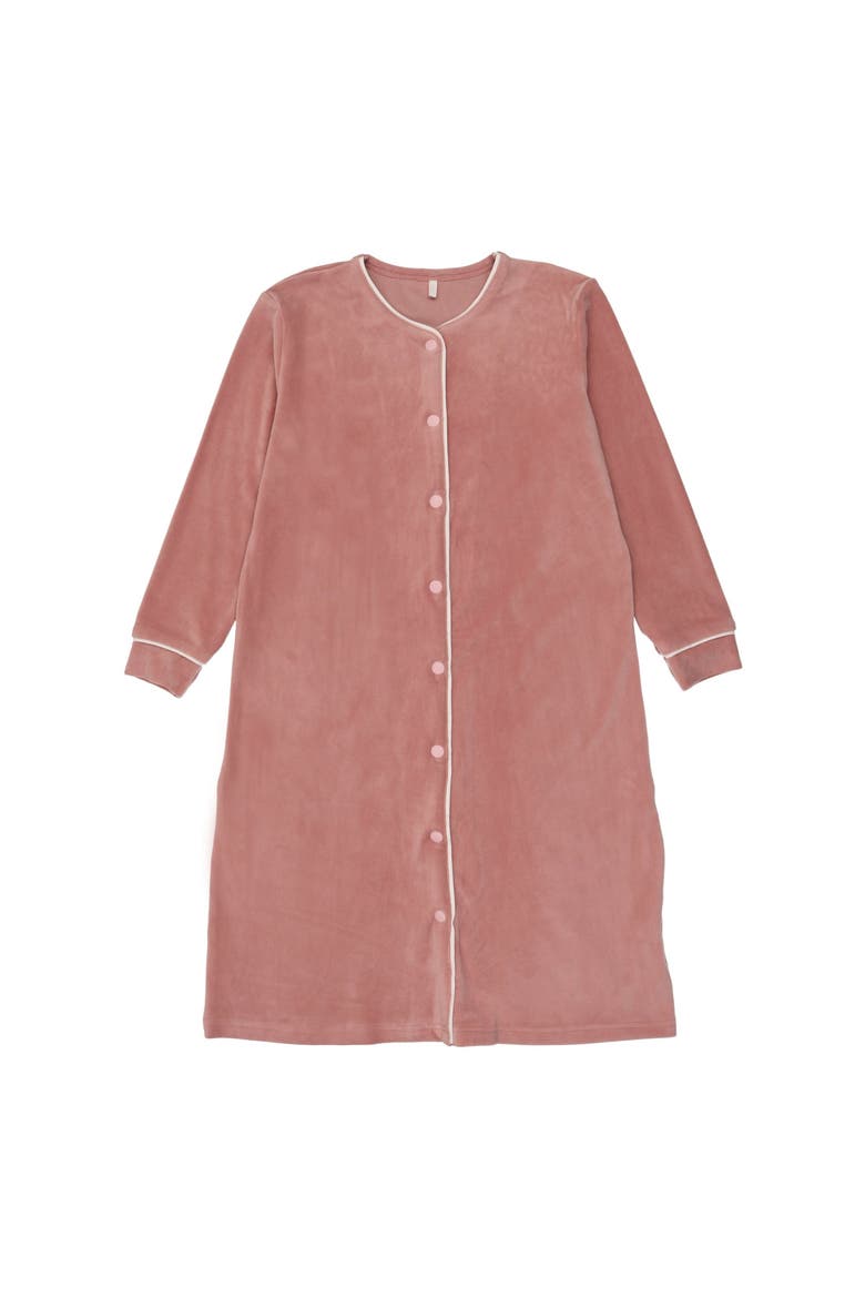 Velour Nightgown, Main, color, Pink
