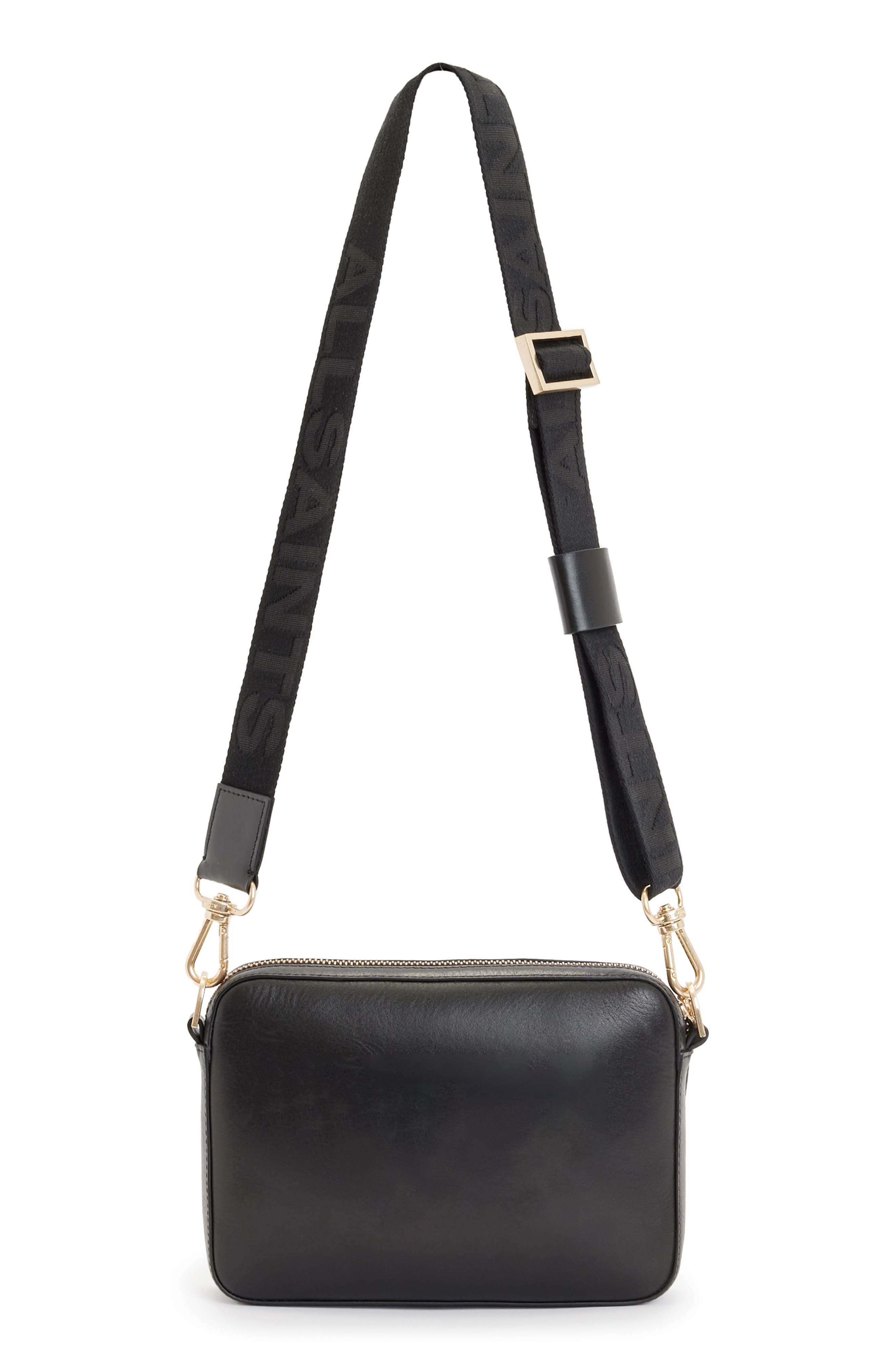 AllSaints Lucile Leather Crossbody Bag, Main, color, 