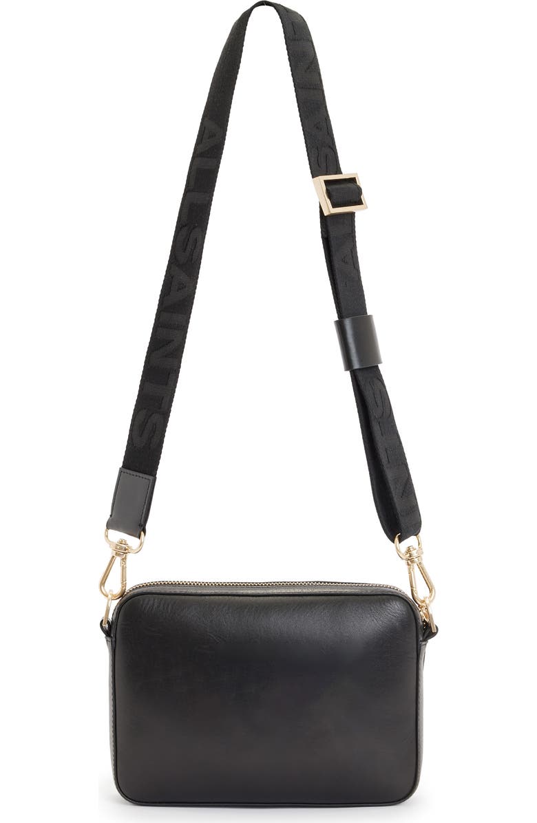 AllSaints Lucile Leather Crossbody Bag, Main, color,