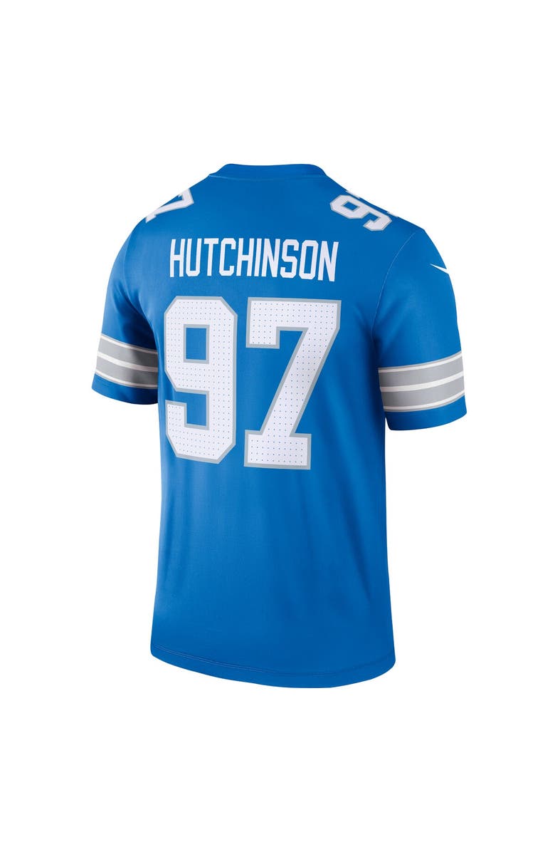 Nike Men's Nike Aidan Hutchinson Blue Detroit Lions Legend Jersey, Alternate, color, Blue