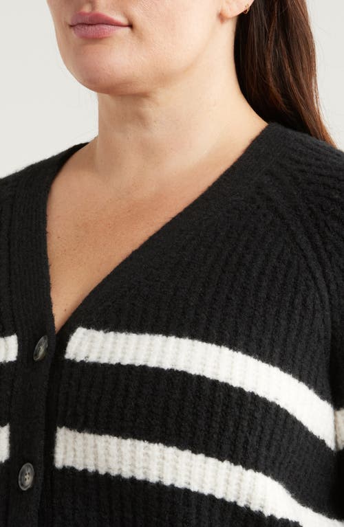 CASLON CASLON® WEEKEND STRIPE CARDIGAN