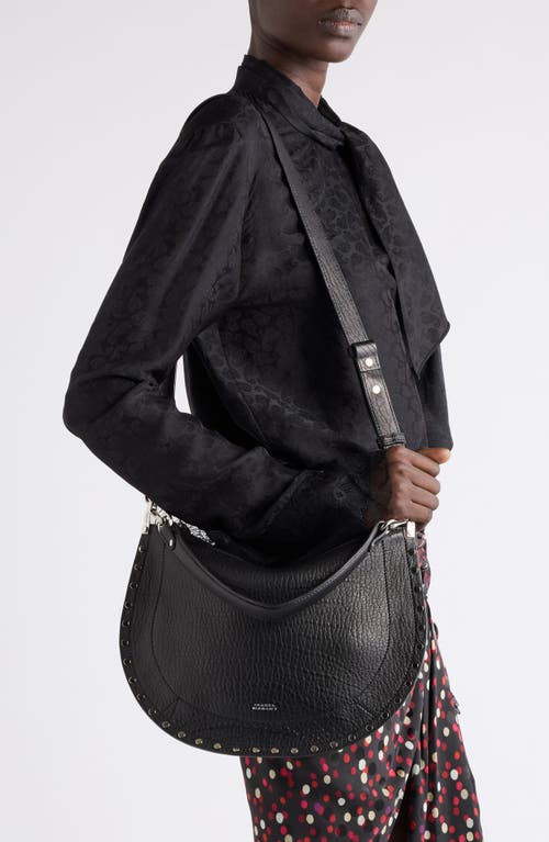 Isabel Marant Oskan Bubble Soft Leather Hobo Bag In Multi