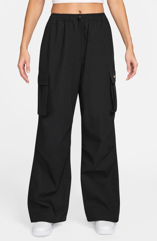 Nike Sportswear Loose Woven Cargo Pants In Black