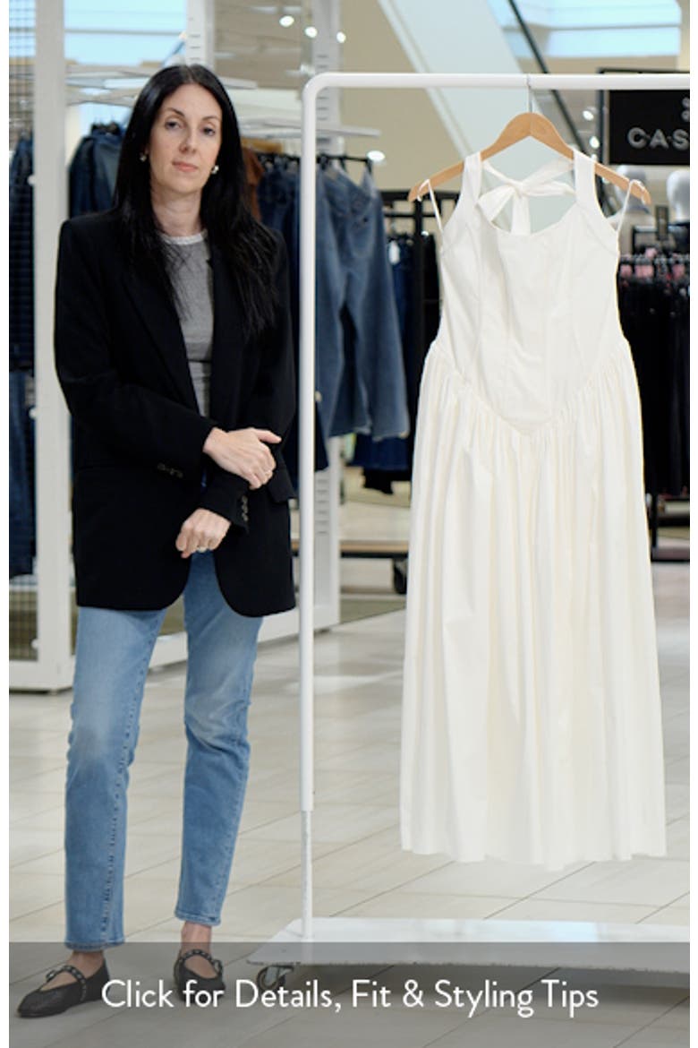 Shirting Halter Maxi Dress video